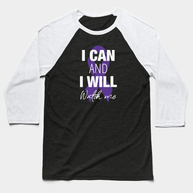 I can and I will, watch me! Baseball T-Shirt by A1ADSupport